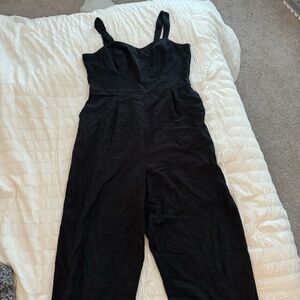 Old Navy Linen Fit & Flare Cami Jumpsuit